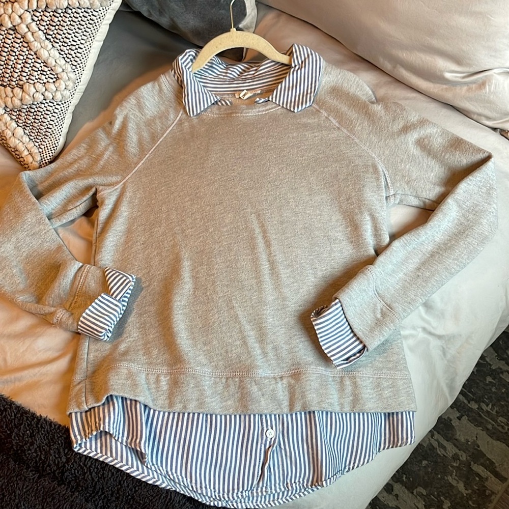Soft Joie Blouse / Sweatshirt Combo